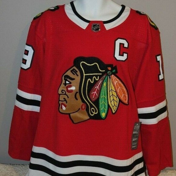 Adidas Chicago Blackhawks Authentic NHL Hockey Jersey Toews New MSRP $225 M/L